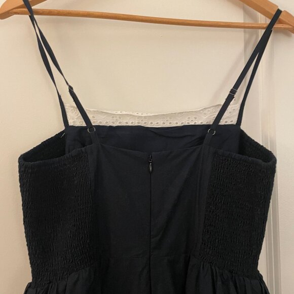 Anthropologie Square-Neck Poplin Midi Dress, Sz Sm - Picture 5 of 8